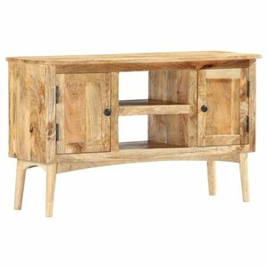 vidaXL tömör mangófa tálalószekrény 100 x 35 x 60 cm kép