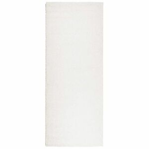 vidaXL PAMPLONA krémszínű magas szálú bolyhos modern szőnyeg 80x200 cm kép