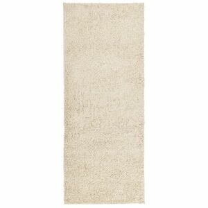 vidaXL PAMPLONA arany magas szálú bolyhos modern szőnyeg 80 x 200 cm kép