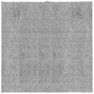 vidaXL PAMPLONA szürke magas szálú bolyhos modern szőnyeg 160 x 160 cm kép