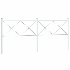 vidaXL fehér fém fejtámla 200 cm kép