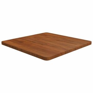 vidaXL világosbarna kezelt tömör tölgyfa négyzet asztallap 60x60x2, 5cm kép