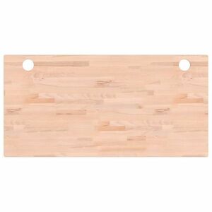 vidaXL tömör bükkfa íróasztallap 110 x 55 x 2, 5 cm kép