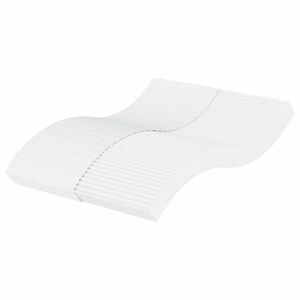 vidaXL fehér H2/H3 keménységű habmatrac 120 x 200 cm kép