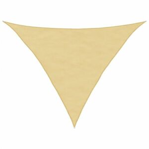 vidaXL homokszínű 100% oxford szövet napvitorla 3, 5 x 3, 5 x 4, 9 m kép