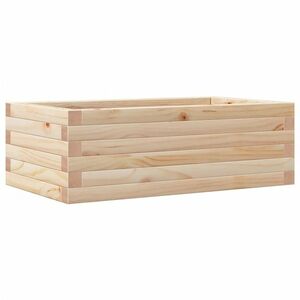 vidaXL tömör fenyő kerti virágláda 70 x 40 x 23 cm kép