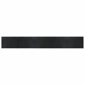 vidaXL négyszögletű fekete bambusz szőnyeg 70 x 500 cm kép