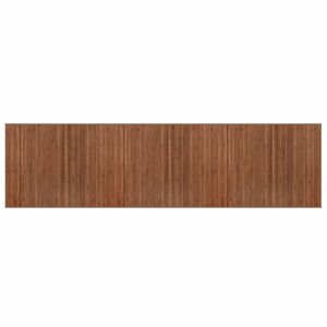 vidaXL négyszögletű barna bambusz szőnyeg 80 x 300 cm kép