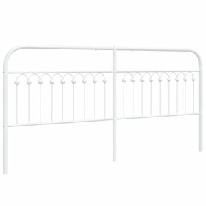 vidaXL fehér fém fejtámla 193 cm kép