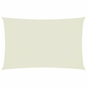 vidaXL krémszínű téglalap alakú oxford-szövet napvitorla 2, 5 x 5 m kép