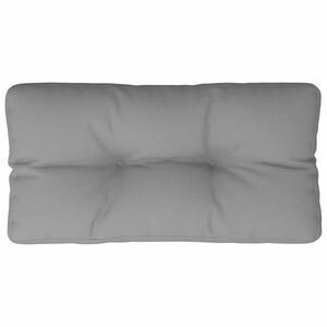 vidaXL szürke szövet raklappárna 70 x 40 x 12 cm kép