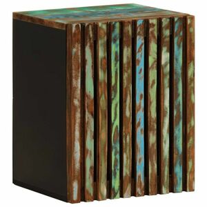 vidaXL tömör akácfa falra szerelhető fürdőszobaszekrény 38x34x48 cm kép