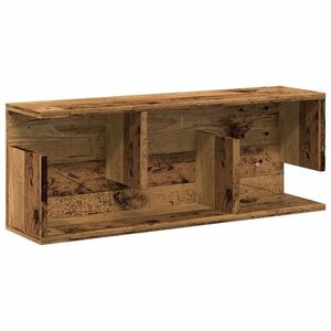 vidaXL antik fa színű szerelt fa faliszekrény 80 x 20 x 30 cm kép