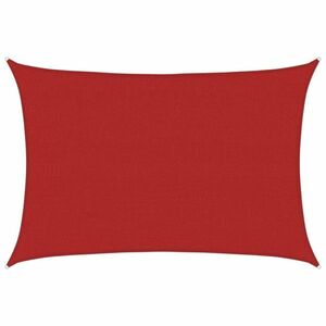 vidaXL piros HDPE napvitorla 160 g/m² 4 x 5 m kép