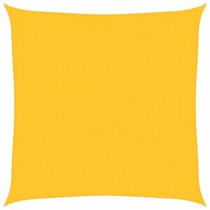vidaXL sárga négyzet alakú HDPE napvitorla 160 g/m² 4, 5x4, 5 m kép