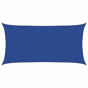 vidaXL kék HDPE napvitorla 160 g/m² 2 x 4 m kép
