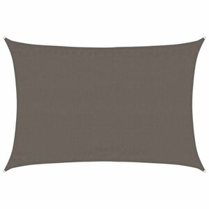 vidaXL antracitszürke HDPE napvitorla 160 g/m² 3, 5 x 4, 5 m kép