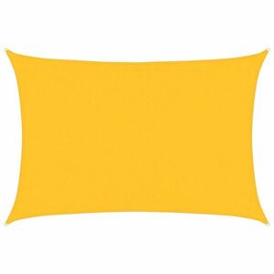 vidaXL sárga négyszögletű HDPE napvitorla 160 g/m² 2, 5x5 m kép