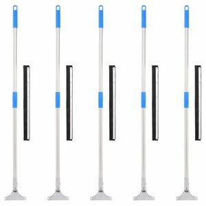 vidaXL 5 db acél és gumi felmosók 45, 5 x 119, 5 cm kép