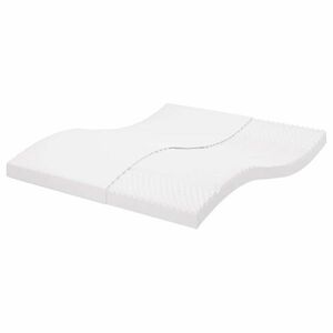 vidaXL fehér 7 zónás 20 ILD keménységű habmatrac 200 x 210 cm kép