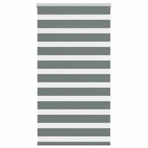 vidaXL zebrafüggönnyel sötét szürke szövetszélesség 65, 9 cm poliészter kép