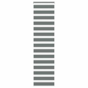 vidaXL zebrafüggönnyel sötét szürke szövetszélesség 60, 9 cm poliészter kép