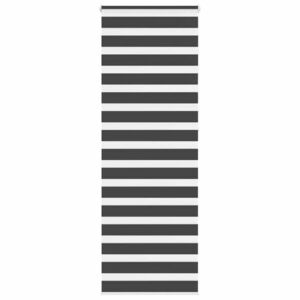 vidaXL zebrafüggönnyel fekete szövetszélesség 70, 9 cm poliészter kép