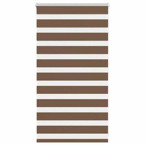 vidaXL zebrafüggönnyel barna szövetszélesség 85, 9 cm poliészter kép