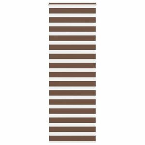vidaXL zebrafüggönnyel barna szövetszélesség 75, 9 cm poliészter kép