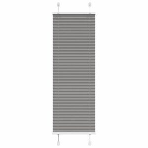 vidaXL pliszírozott redőny antracit 45x100 cm szövetszélesség 44, 4 cm kép