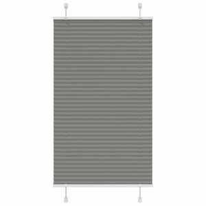 vidaXL pliszírozott redőny antracit 75x150 cm szövetszélesség 74, 4 cm kép