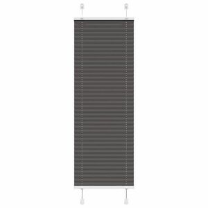 vidaXL pliszírozott redőny fekete 50x100 cm szövetszélesség 49, 4 cm kép