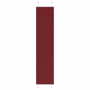 vidaXL pliszírozott redőny Bordeaux piros 40x200 cm szövetszélesség kép
