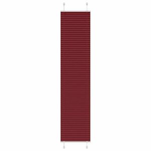vidaXL pliszírozott redőny Bordeaux piros 50x200 cm szövetszélesség kép