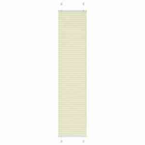 vidaXL pliszírozott redőny krém 50x200 cm szövetszélesség 49, 4 cm kép