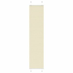 vidaXL pliszírozott redőny krém 40x200 cm szövetszélesség 39, 4 cm kép