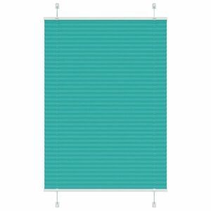 vidaXL pliszírozott redőny Benzinzöld 85x150 cm szövetszélesség kép