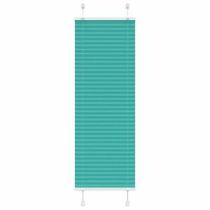 vidaXL pliszírozott redőny Benzinzöld 50x150 cm szövetszélesség kép