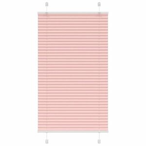 vidaXL pliszírozott redőny rózsaszín 80x150 cm szövetszélesség 79, 4 cm kép
