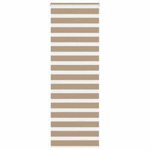 vidaXL zebrafüggönnyel homokbarna szövetszélesség 85, 9 cm poliészter kép