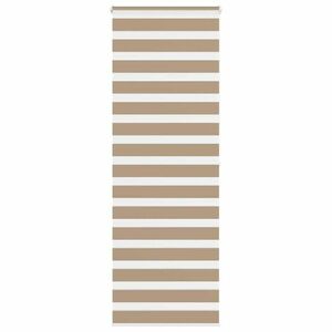 vidaXL zebrafüggönnyel homokbarna szövetszélesség 65, 9 cm poliészter kép