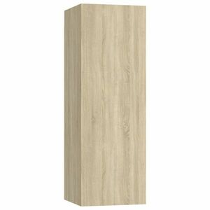vidaXL sonoma tölgy szerelt fa TV-szekrény 30, 5 x 30 x 90 cm kép