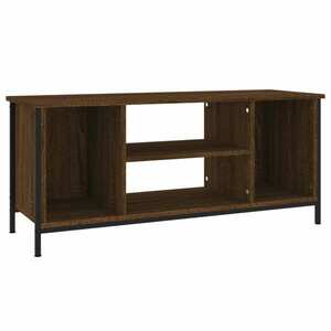 Barna tölgy színű szerelt fa tv-szekrény 102x35x45 cm kép