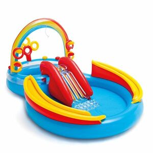 INTEX Rainbow Ring Play Center 57453NP felfújható medence 297x193x135 kép