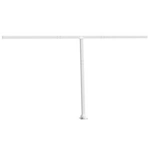 vidaXL fehér vas napellenzőrúdszett 450 x 245 cm kép