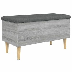 vidaXL szürke sonoma színű szerelt fa tárolópad 82x42x46 cm kép