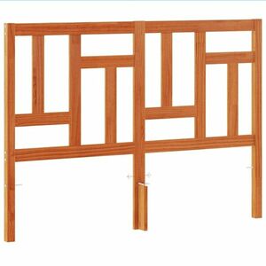 vidaXL viaszbarna tömör fenyőfa fejtámla 135 cm kép