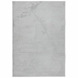 vidaXL IZA szürke rövid szálú skandináv stílusú szőnyeg 140 x 200 cm kép
