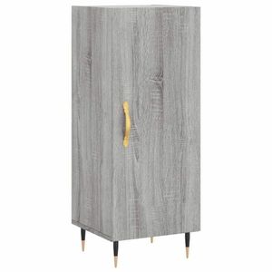 vidaXL szürke sonoma színű szerelt fa tálalószekrény 34, 5 x 34 x 90 cm kép