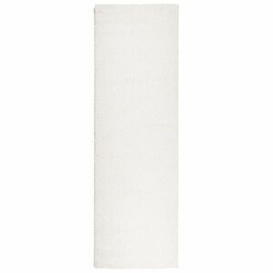 vidaXL PAMPLONA krémszínű magas szálú bolyhos modern szőnyeg 80x250 cm kép